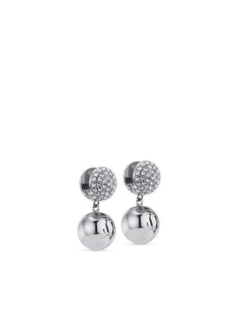 Jimmy Choo embossed logo earrings - Silver - zdjęcie produktu nr 1