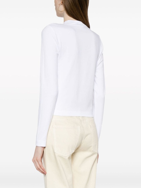 Jacquemus Le T-shirt Gros Grain top - White - zdjęcie produktu nr 2