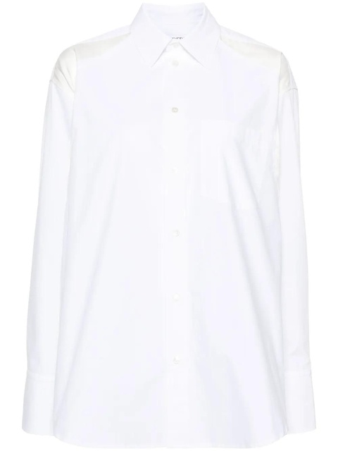 JW Anderson panelled cotton-poplin shirt - White - zdjęcie produktu nr 1