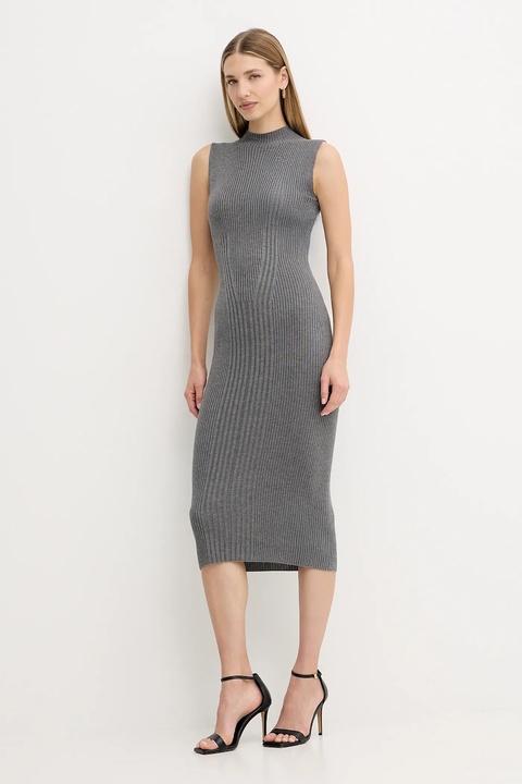 Guess sukienka JULIA kolor szary maxi dopasowana W5BK23 Z3OW2 - zdjęcie produktu nr 2