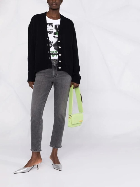 Zadig&Voltaire star button cashmere cardigan - Black - zdjęcie produktu nr 1