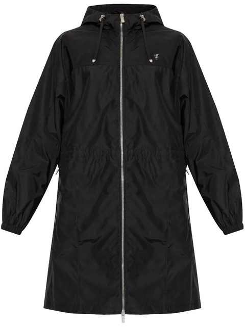 Burberry logo-plaque coat - Black - zdjęcie produktu nr 1