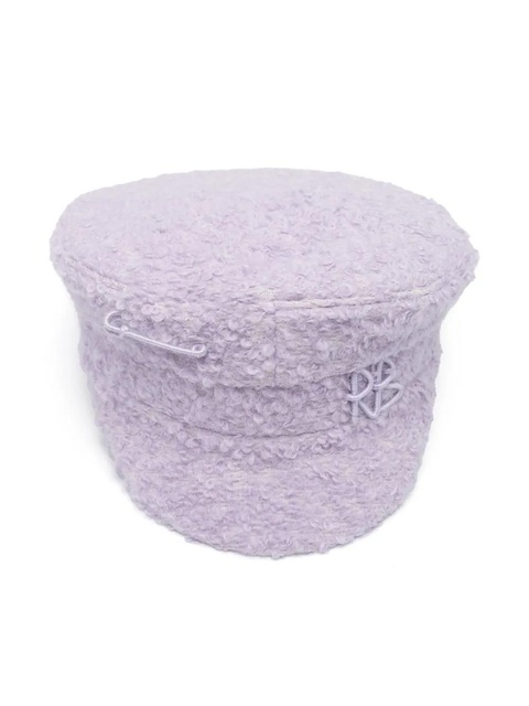 Ruslan Baginskiy logo-embellished baker boy cap - Purple - zdjęcie produktu nr 2