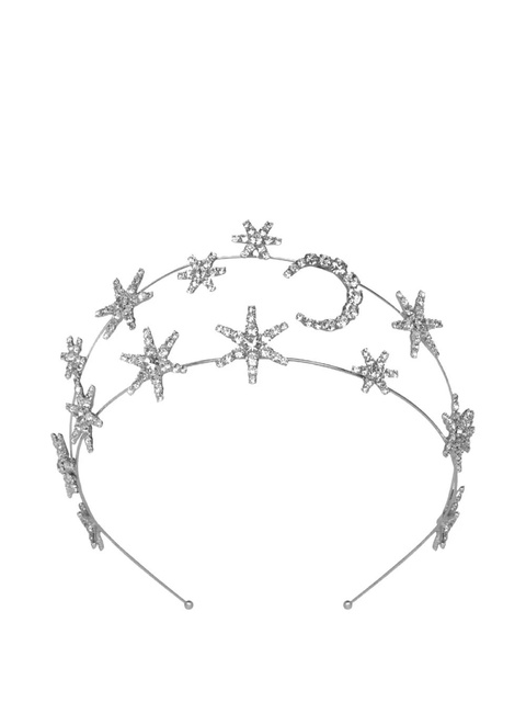 Jennifer Behr Celestina star moon tiara - Silver - zdjęcie produktu nr 1