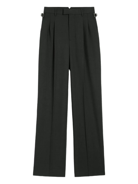 AMI Paris pleated high-waist trousers - Grey - zdjęcie produktu nr 1