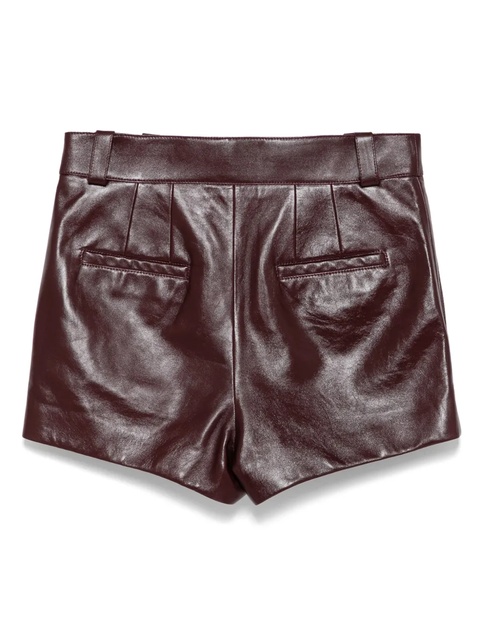 Chloé leather shorts - Red - zdjęcie produktu nr 2