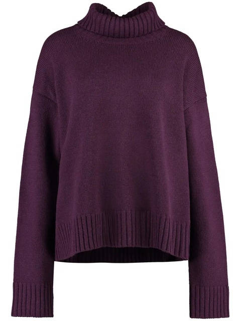 Jil Sander roll-neck sweater - Purple - zdjęcie produktu nr 1