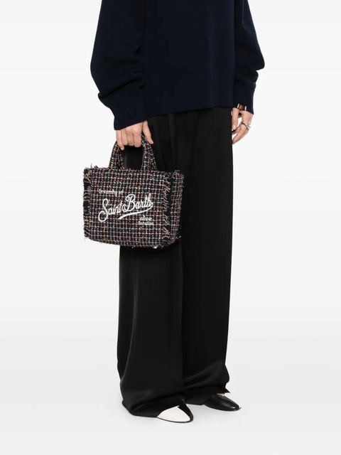 MC2 Saint Barth fringed tote bag - Black - zdjęcie produktu nr 2