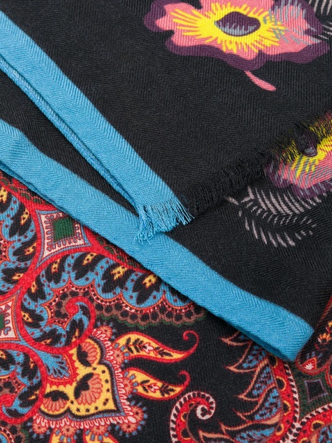ETRO paisley print scarf - Black - zdjęcie produktu nr 2