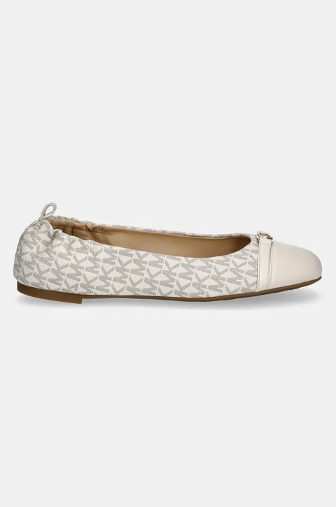 MICHAEL Michael Kors baleriny Mandy kolor beżowy 40S5MAFP1B.132 - zdjęcie produktu nr 2