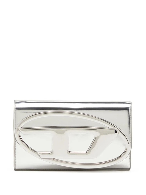 Diesel 1Dr leather wallet-on-chain - Silver - zdjęcie produktu nr 1