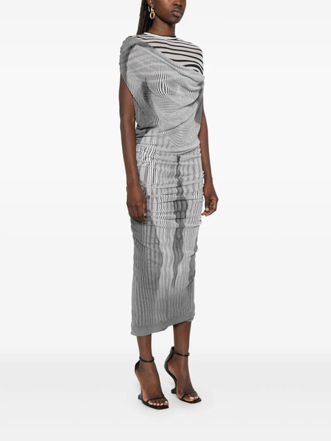 Jean Paul Gaultier The Long Draped Body Morphing maxi dress - Black - zdjęcie produktu nr 2