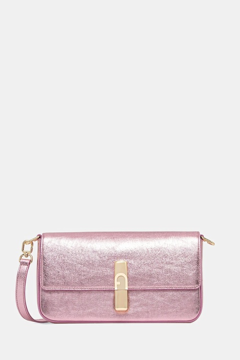 Furla torebka skórzana kolor różowy WB01826.BX4150.4148S - zdjęcie produktu nr 1