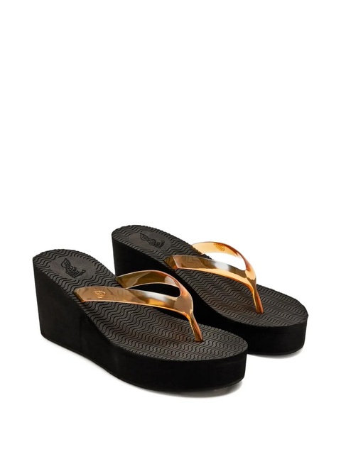 Ancient Greek Sandals Etheria platform slides - Brown - zdjęcie produktu nr 2