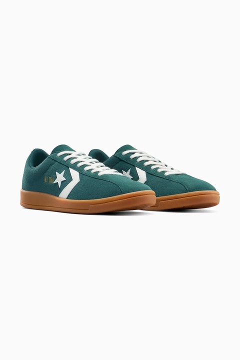 Converse sneakersy skórzane All Star Classic Trainer kolor zielony A16433C - zdjęcie produktu nr 2