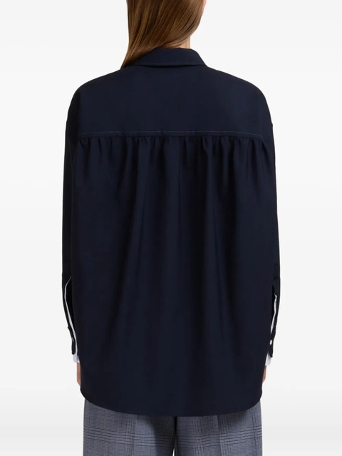 Marni virgin-wool shirt - Blue - zdjęcie produktu nr 2