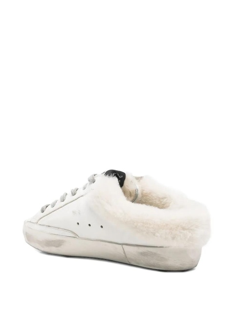 Golden Goose star-motif shearling sneakers - White - zdjęcie produktu nr 2