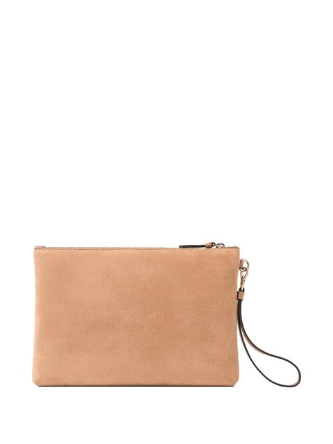 Jimmy Choo zip flat clutch bag - Neutrals - zdjęcie produktu nr 1