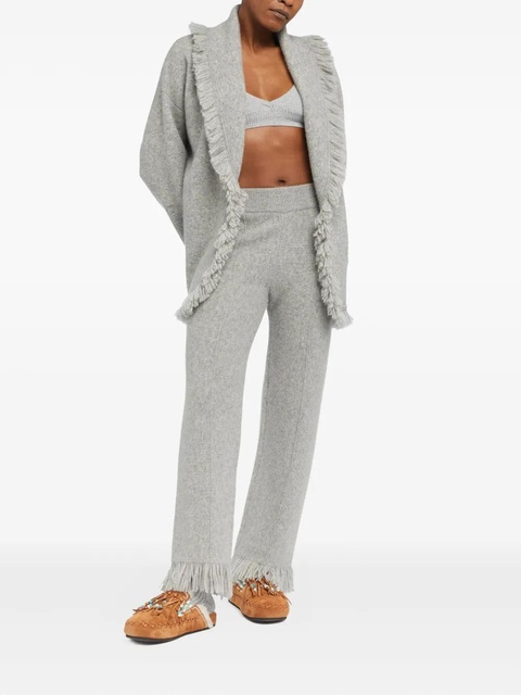 Alanui Finest fringed-hem trousers - Grey - zdjęcie produktu nr 2