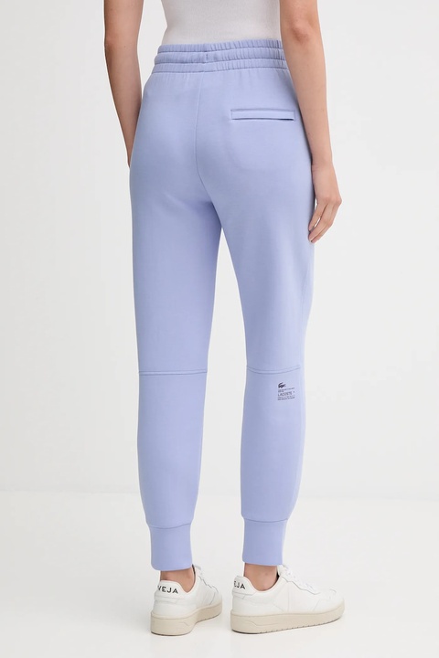 Lacoste spodnie dresowe kolor niebieski gładkie XF0343 - zdjęcie produktu nr 2