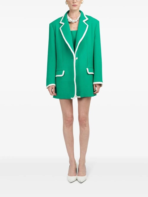 Rowen Rose wool oversized blazer - Green - zdjęcie produktu nr 1
