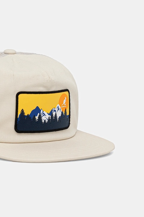 Kangol OUTDOOR PATCH TRUCKER kolor beżowy gładka K5440.NT159 - zdjęcie produktu nr 2