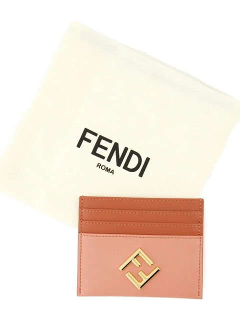 FENDI Diamonds FF card holder - Pink - zdjęcie produktu nr 2