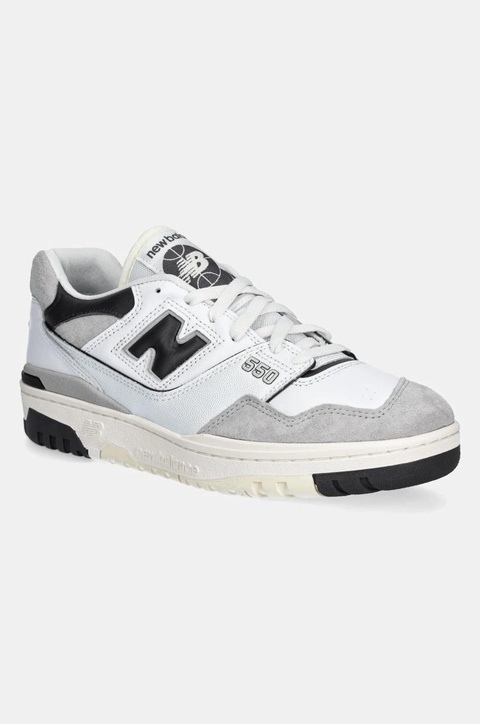 New Balance sneakersy skórzane 550 kolor biały BB550GWB - zdjęcie produktu nr 1