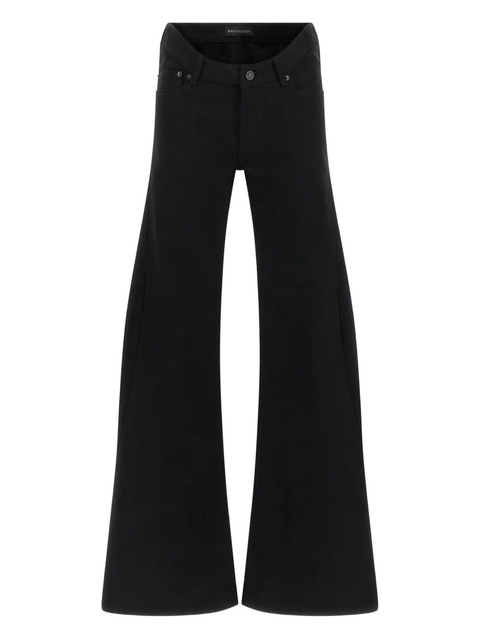 Balenciaga buttoned flared jeans - Black - zdjęcie produktu nr 1