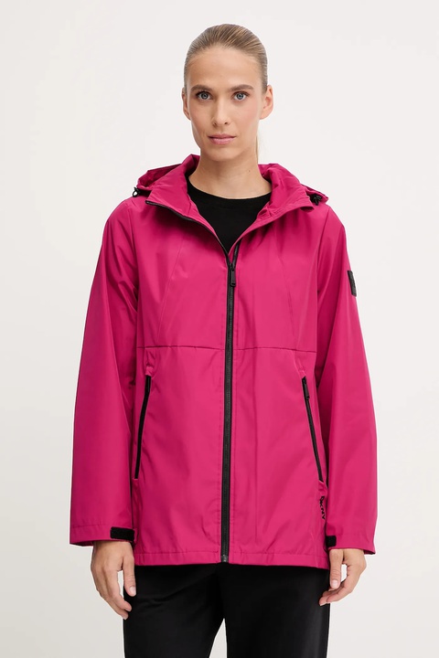 Dkny kurtka kolor różowy przejściowa DP5J9488 - zdjęcie produktu nr 1