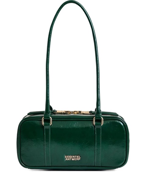 Essentiel Antwerp Shiny Zipped mini bag - Green - zdjęcie produktu nr 1