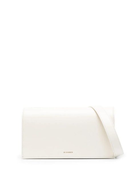 Jil Sander logo-stamp leather shoulder bag - Neutrals - zdjęcie produktu nr 1