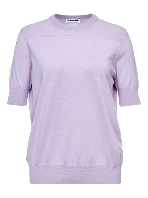 Jil Sander short-sleeve panelled top - Purple - zdjęcie produktu nr 1