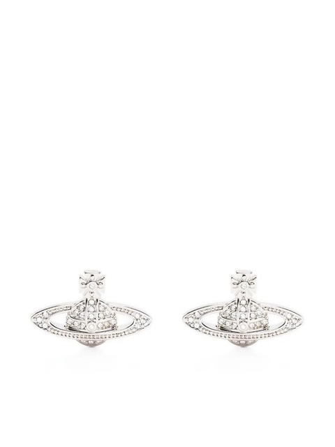 Vivienne Westwood Mini Bas Relief earrings - Silver - zdjęcie produktu nr 1