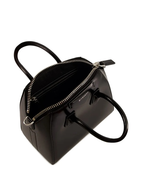 Givenchy mini Antigona box two-way leather tote bag - Black - zdjęcie produktu nr 2