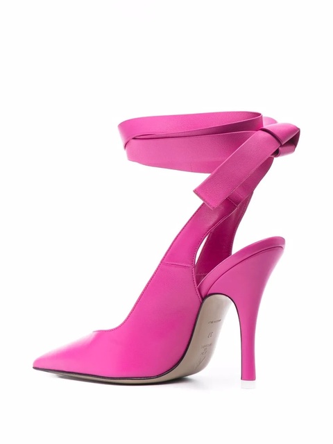 The Attico Venus slingback pumps - Pink - zdjęcie produktu nr 2