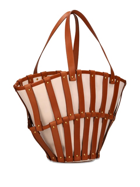 Saint Laurent Panier basket tote bag - Brown - zdjęcie produktu nr 2