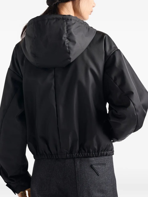 Prada hooded button-cuff jacket - Black - zdjęcie produktu nr 2