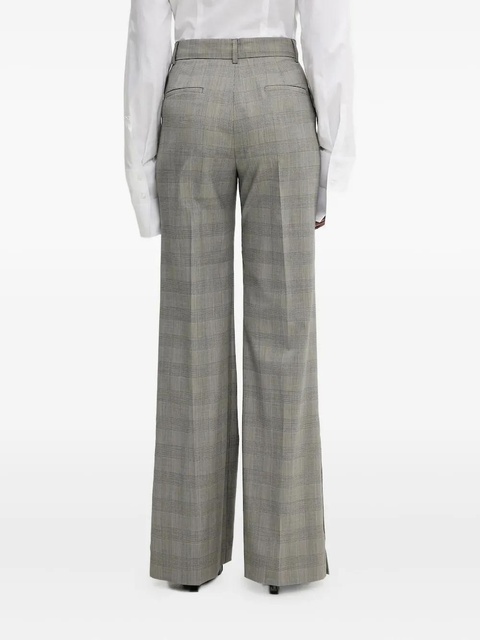 Sportmax checked side-button trousers - Grey - zdjęcie produktu nr 1