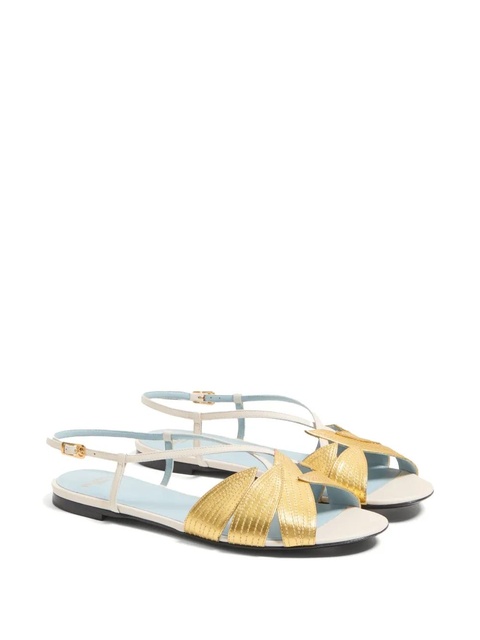 Valentino Garavani Foliefoliage sandals - Gold - zdjęcie produktu nr 2