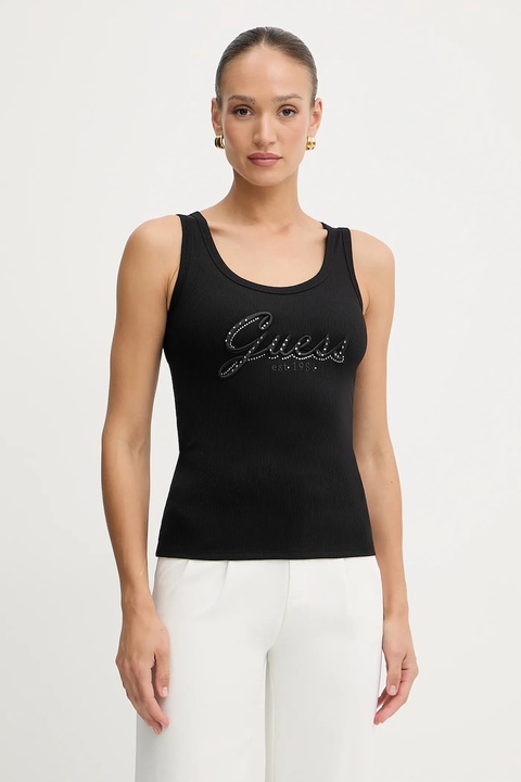 Guess top RAISSA kolor czarny W5YP00 KCXJ2 - zdjęcie produktu nr 1