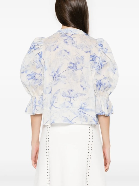 Maje floral-print blouse - Blue - zdjęcie produktu nr 2