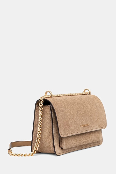 MICHAEL Michael Kors torebka zamszowa kolor beżowy 30F5GC7L3S - zdjęcie produktu nr 2