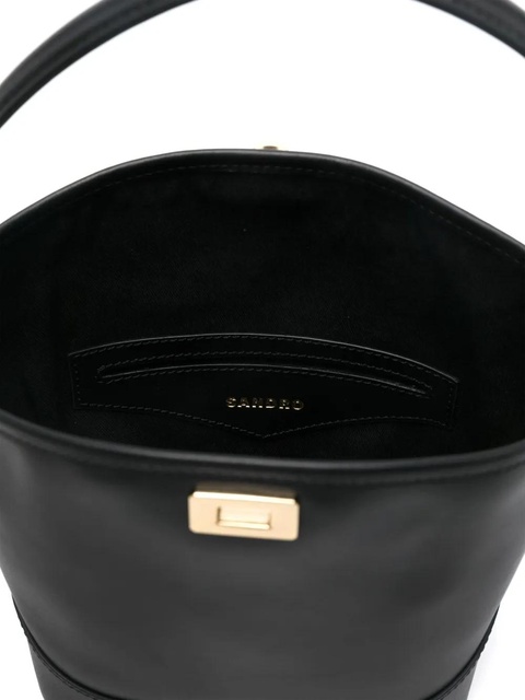 SANDRO mini Tangoso bucket bag - Black - zdjęcie produktu nr 2