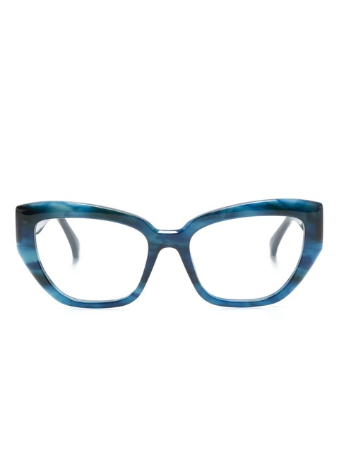 Max Mara Eyewear cat-eye glasses - Blue - zdjęcie produktu nr 1
