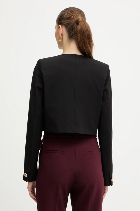 Morgan marynarka kolor czarny jednorzędowa gładka VPIE.F - zdjęcie produktu nr 2