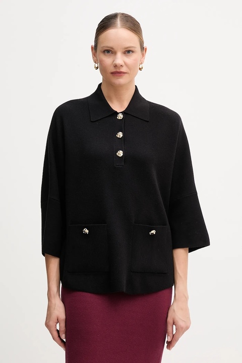 Joseph Ribkoff sweter damski kolor czarny 253962 - zdjęcie produktu nr 1