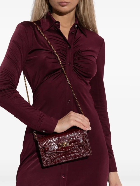 Versace Medusa '95 croc-effect mini clutch bag - Red - zdjęcie produktu nr 2