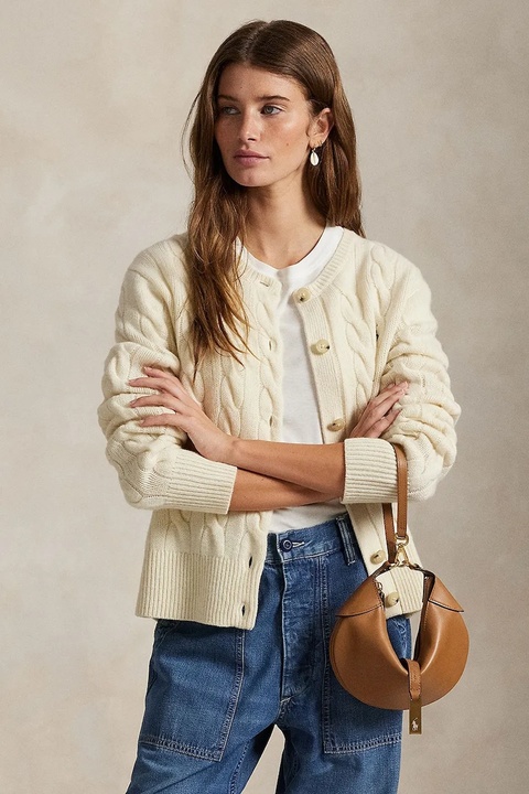 Polo Ralph Lauren sweter damski kolor biały 211972104 - zdjęcie produktu nr 1