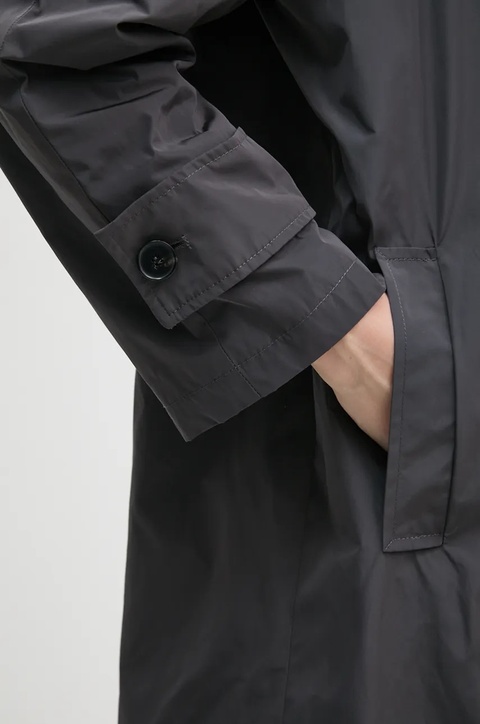 Sandro Ferrone płaszcz damski kolor szary przejściowy oversize SFS15YBEALASKA - zdjęcie produktu nr 2